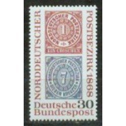 Alemania Federal - 435 - GERMANY 1968 Centenario del sello de la Alemania norte Lujo Alemania Federal - 435 - GERMANY 1968 Centenario del sello de la Alemania norte Lujo