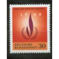 Alemania Federal - 440 - GERMANY 1968 Año intern. de los derechos humanos Lujo Alemania Federal - 440 - GERMANY 1968 Año intern. de los derechos humanos Lujo