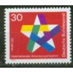Alemania Federal - 445 - GERMANY 1969 50º Aniv. de la Organizacón Internacional del Trabajo Lujo Alemania Federal - 445 - GERMANY 1969 50º Aniv. de la Organizacón Internacional del Trabajo Lujo