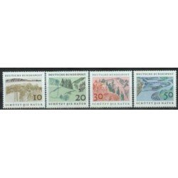 Alemania Federal - 454/57 - GERMANY 1969 Año europeo de la protección de la natruraleza Lujo Alemania Federal - 454/57 - GERMANY 1969 Año europeo de la protección de la natruraleza Lujo
