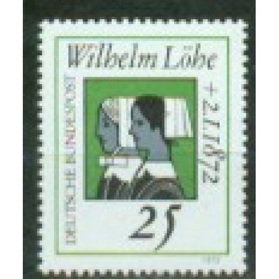 Alemania Federal - 559 - GERMANY 1972 100º De la muerte de Johann Konrad Wilhelm Löhe Lujo Alemania Federal - 559 - GERMANY 1972 100º De la muerte de Johann Konrad Wilhelm Löhe Lujo