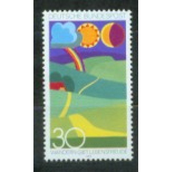 Alemania Federal - 661 - GERMANY 1974 Paseos a pie Lujo Alemania Federal - 661 - GERMANY 1974 Paseos a pie Lujo