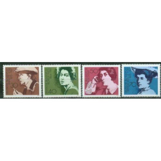 Alemania Federal - 675/78 - GERMANY 1975 Año internacional de la mujer Lujo Alemania Federal - 675/78 - GERMANY 1975 Año internacional de la mujer Lujo