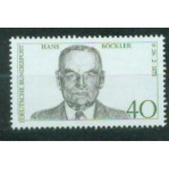 Alemania Federal - 681 - GERMANY 1975 Cent. del nacimiento de Hans Böckler Lujo Alemania Federal - 681 - GERMANY 1975 Cent. del nacimiento de Hans Böckler Lujo