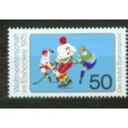 Alemania Federal - 684 - GERMANY 1975 Mundiales de joquey sobre hielo Lujo