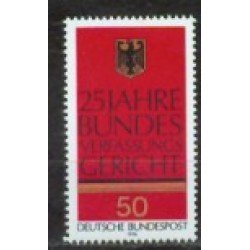 Alemania Federal - 728 - GERMANY 1976 25 Aniv. del tribunl constitucional federal Lujo