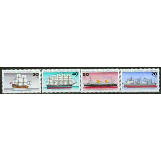 BA/S Alemania Federal Germany Nº 776/79 1977 Sorteo por la juventud-Barcos- Lujo BA/S Alemania Federal Germany Nº 776/79 1977 Sorteo por la juventud-Barcos- Lujo
