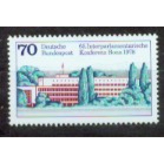 Alemania Federal - 823 - GERMANY 1978 65ª Conf. de la Unión Interparlamentaria Lujo