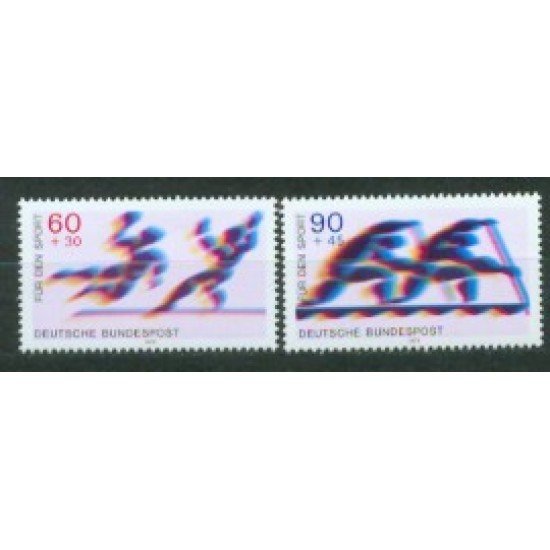 Alemania Federal - 848/49 - o - GERMANY 1979 Sorteo por el deporte Lujo