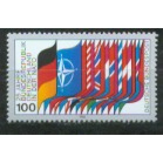 Alemania Federal - 882 - GERMANY 1980 25º Aniv. de la entrada en la otan Lujo Alemania Federal - 882 - GERMANY 1980 25º Aniv. de la entrada en la otan Lujo