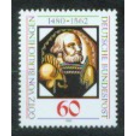 Alemania Federal - 884 - GERMANY 1980 500º Aniv. del nacimiento de Götz von Berlichingen Lujo Alemania Federal - 884 - GERMANY 1980 500º Aniv. del nacimiento de Götz von Berlichingen Lujo