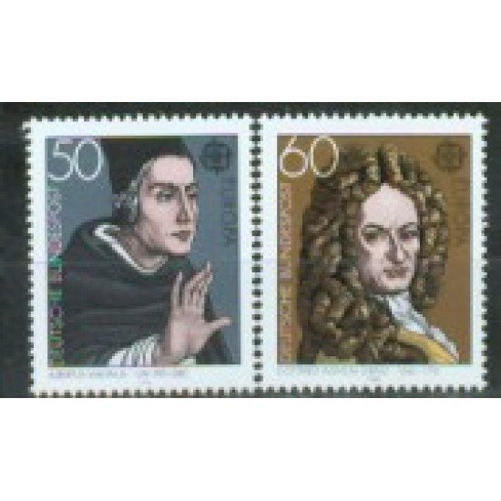 Alemania Federal - 893/94 - GERMANY 1980 Europa-Personajes célebres-Lujo Alemania Federal - 893/94 - GERMANY 1980 Europa-Personajes célebres-Lujo