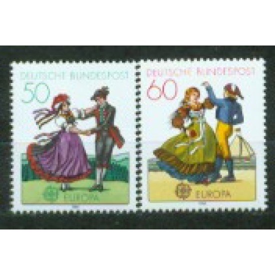 Alemania Federal - 928/29 - GERMANY 1981 Europa-Folklore- Lujo Alemania Federal - 928/29 - GERMANY 1981 Europa-Folklore- Lujo