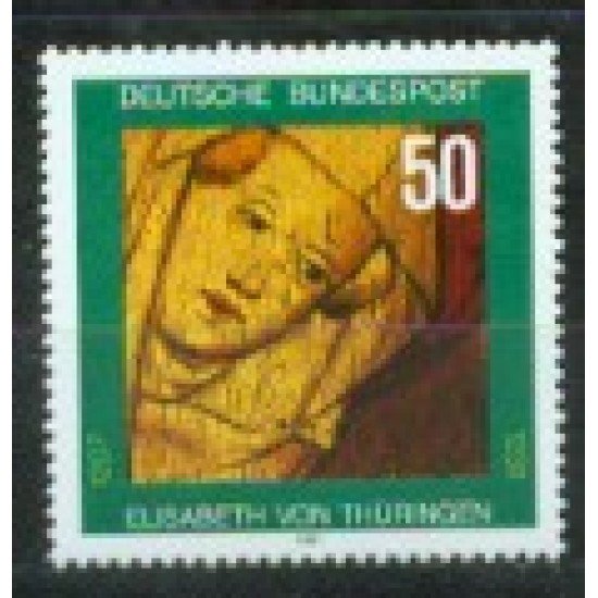 Alemania Federal - 947 - GERMANY 750º Aniv. muerte de Sta. Elisabeth de Thuringe Lujo Alemania Federal - 947 - GERMANY 750º Aniv. muerte de Sta. Elisabeth de Thuringe Lujo