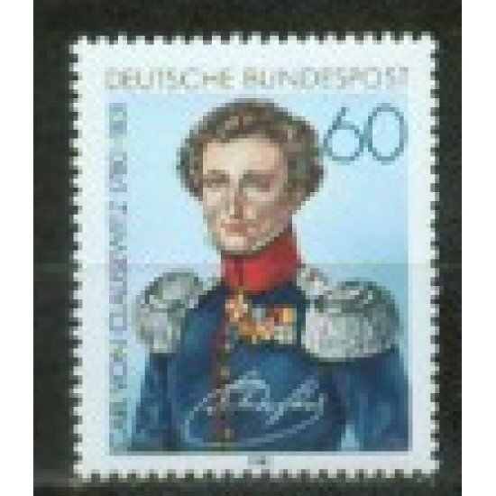 Alemania Federal - 948 - GERMANY 1981150º Aniv. muerte de Carl von Clausewitz Lujo Alemania Federal - 948 - GERMANY 1981150º Aniv. muerte de Carl von Clausewitz Lujo