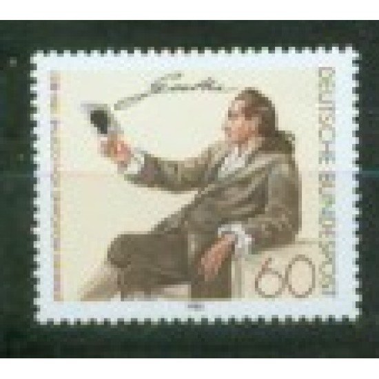 Alemania Federal - 953 - GERMANY 1982 150º Aniv. muerte de Goethe Lujo Alemania Federal - 953 - GERMANY 1982 150º Aniv. muerte de Goethe Lujo