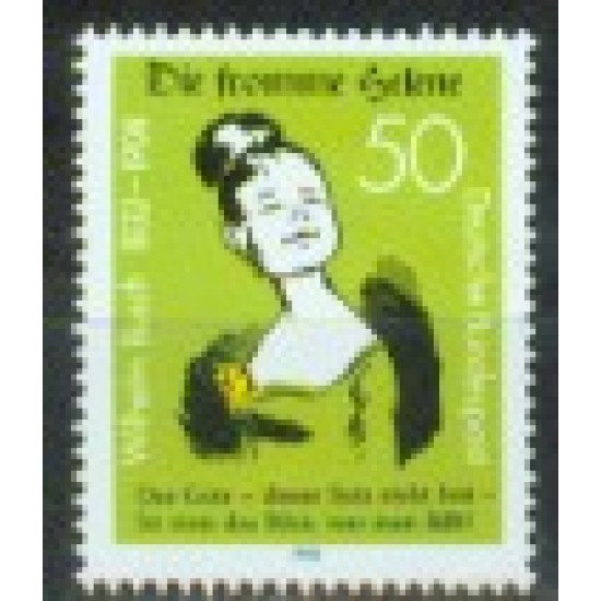 Alemania Federal - 961 - GERMANY 1982 150º Aniv. Wilhelm Busch Lujo Alemania Federal - 961 - GERMANY 1982 150º Aniv. Wilhelm Busch Lujo