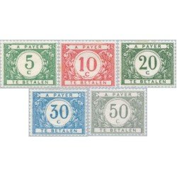 Bélgica - 26/31-T - 1919-20 Tipografías Fijasellos