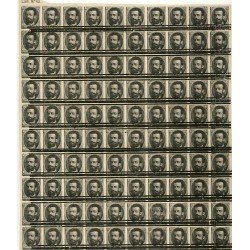 España Spain Variedad 129pn 1872 Prueba Bloque de 100 