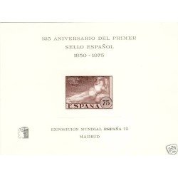 España Spain Hojitas Recuerdo 33 1975 FNMT Goya