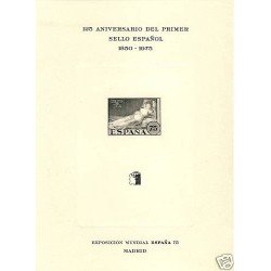 España Spain Hojitas Recuerdo 34 1975 FNMT Goya