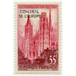 France Francia Servicios 16 1958 Catedral de Rouen Lujo