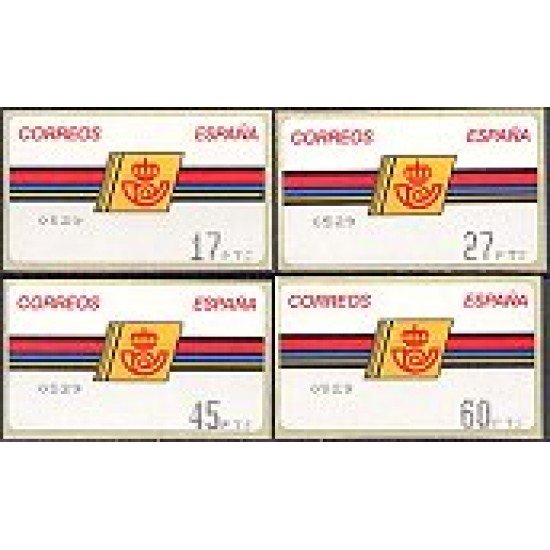 ATMs - Térmicos 1992/7 - E2 - Emblema de Correos marco fino
