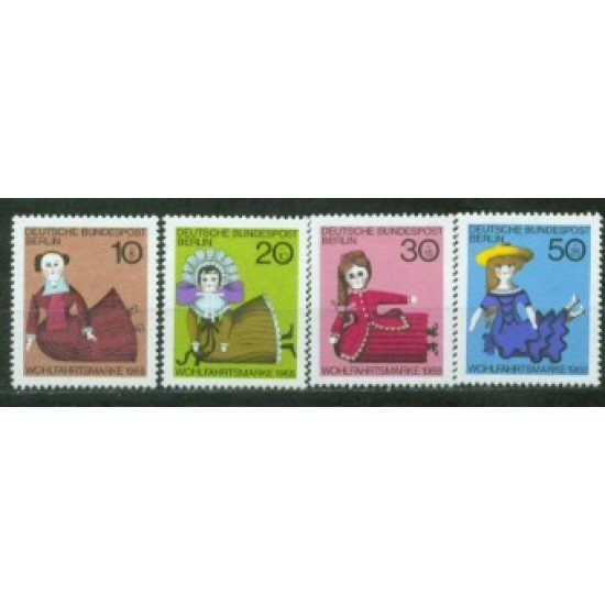  Alemania Berlín - 297-00 - 1968 DEUTSCHE Sorteo de beneficencia-muñecas-Lujo