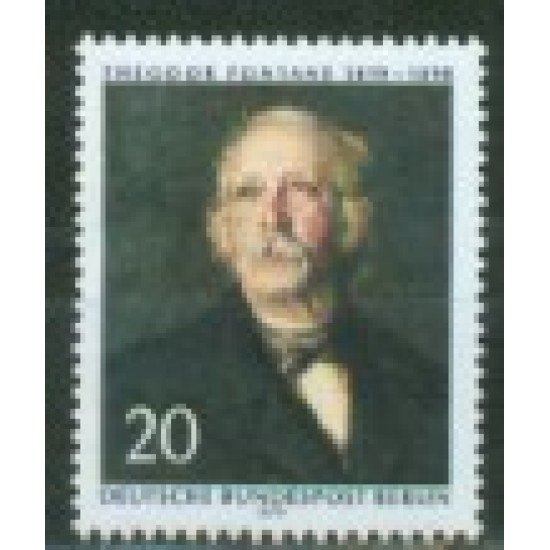  Alemania Berlín - 328 - Aniv. de T - 1970 DEUTSCHE 150º Aniv. de Thêodor Fontane Lujo