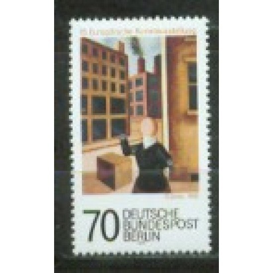  Alemania Berlín - 513 - 1977 15ª DEUTSCHE Exp. de arte europeo en Berlín-cuadro-Lujo