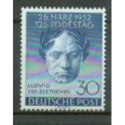 Alemania Berlín - 73 - 1952 DEUTSCHE 125º Aniv. muerte de Beethoven Lujo Alemania Berlín - 73 - 1952 DEUTSCHE 125º Aniv. muerte de Beethoven Lujo