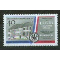 Alemania Berlín - 817 - 1989 DEUTSCHE Tricentenario del Liceo francés en Berlín Lujo Alemania Berlín - 817 - 1989 DEUTSCHE Tricentenario del Liceo francés en Berlín Lujo