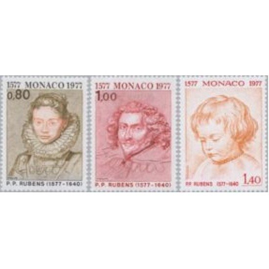 Monaco - 1098/00 - 1977 400º Aniv. de P. P. Rubens-pinturas-Lujo Monaco - 1098/00 - 1977 400º Aniv. de P. P. Rubens-pinturas-Lujo