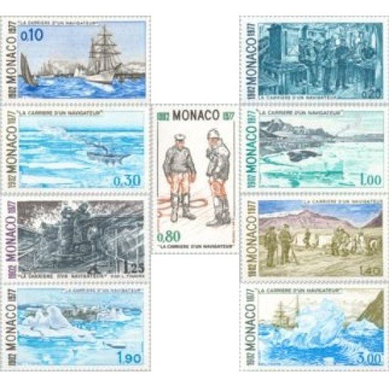 BA1/S Monaco  Nº 1103/11  1977 75º Aniv. edición de la carrera de un navegador-Alberto I-Lujo