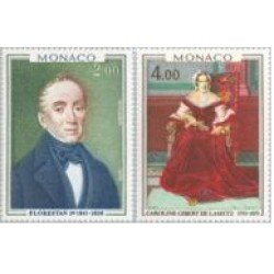 Monaco - 1172/73 - 1978 Príncipes de Mónaco-retratos-Lujo