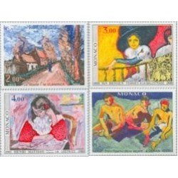 Monaco - 1241/44 - 1980 El Fauvismo 75º Aniv. del salón de otoño de París-obras-Lujo