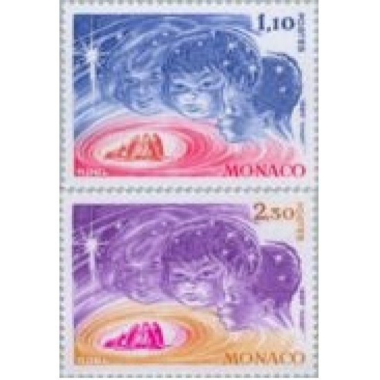 Monaco - 1249/50 - 1980 Navidad-Lujo Monaco - 1249/50 - 1980 Navidad-Lujo