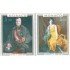 Monaco - 1286/87 - 1981 Cuadros de Luis II y Charlotte-príncipes de Mónaco-Lujo