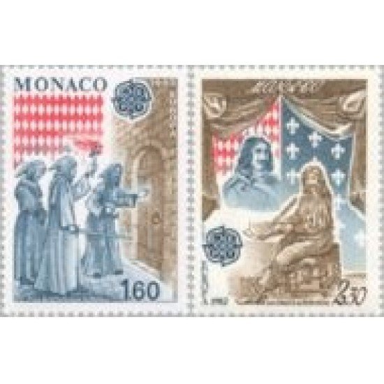 Monaco - 1322/23 - 1982 Europa-hechos históricos Lujo