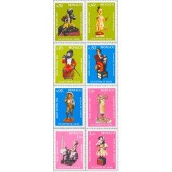 Monaco - 1377/84 - 1983 Autómatas del S XIX-colección Galea-Lujo Monaco - 1377/84 - 1983 Autómatas del S XIX-colección Galea-Lujo