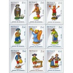 Monaco - 1437/45 - 1984 Navidad-los santones de provenza-Lujo