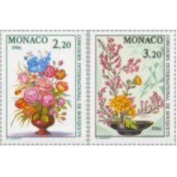 Monaco - 1497/98 - 1985 Concurso inter. de ramos Monte-Carlo Lujo Monaco - 1497/98 - 1985 Concurso inter. de ramos Monte-Carlo Lujo
