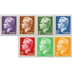 Monaco  - 344/50 - 1950-51 Príncipe Rainiero III Lujo