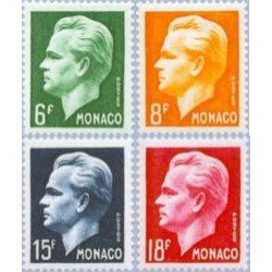 Monaco - 365/68 - 1951 Príncipe Rainiero II Lujo Monaco - 365/68 - 1951 Príncipe Rainiero II Lujo