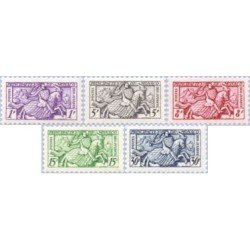 Monaco - 371/75 - 1951 sello del prícipe-caballo y armadura-Lujo Monaco - 371/75 - 1951 sello del prícipe-caballo y armadura-Lujo