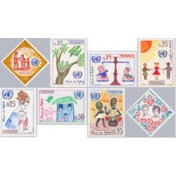 Monaco - 599/06 - 1963 Carta para la infancia-emblema de la ONU-Lujo