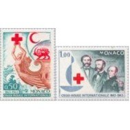 Monaco - 607/08 - 1963 Cent. de la Cruz Roja inter. Lujo Monaco - 607/08 - 1963 Cent. de la Cruz Roja inter. Lujo