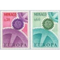 Monaco - 729/30 - 1967 Europa Lujo