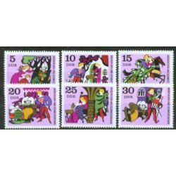 Alemania Oriental - 1238/43 - GERMANY  1970 Imágenes de cuento alemán Lujo