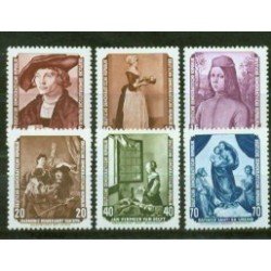 Alemania Oriental - 223/28 - GDERMANY 1955 Obras maestras del museo de Dresde (fijasellos) Alemania Oriental - 223/28 - GDERMANY 1955 Obras maestras del museo de Dresde (fijasellos)